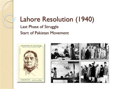 Die Lahore-Resolution: Ein Meilenstein auf dem Weg zur Gründung Pakistans